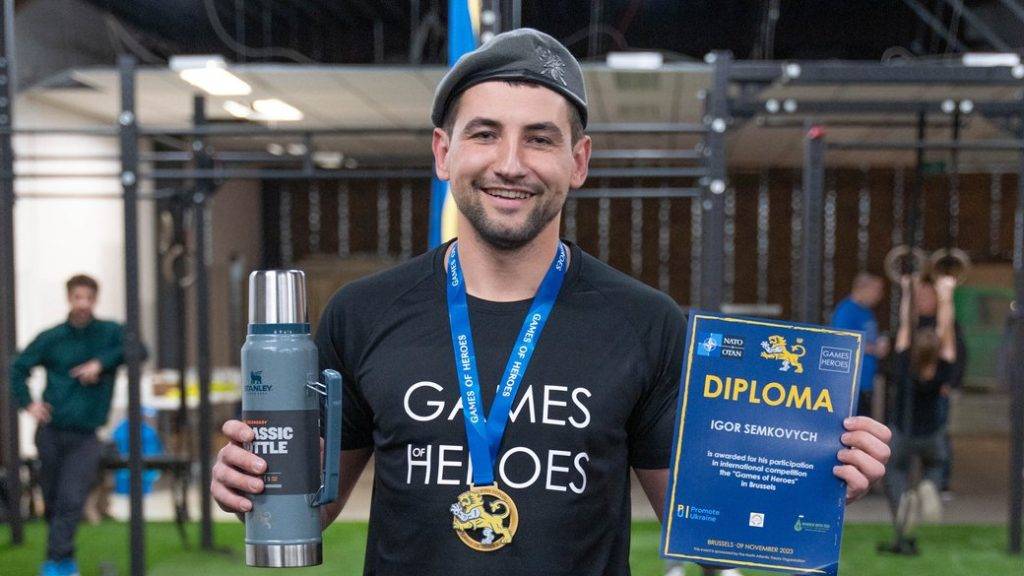 Військовий Ігор Семкович з Прикарпаття переміг у Іграх героїв у Брюсселі,У листопаді Ігри героїв уперше з початку повномасштабного вторгнення повернулися на міжнародну арену