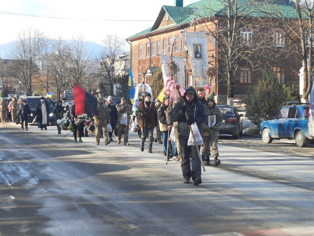 У Верховині провели на вічний спочинок військовослужбовця Василя Форгіля