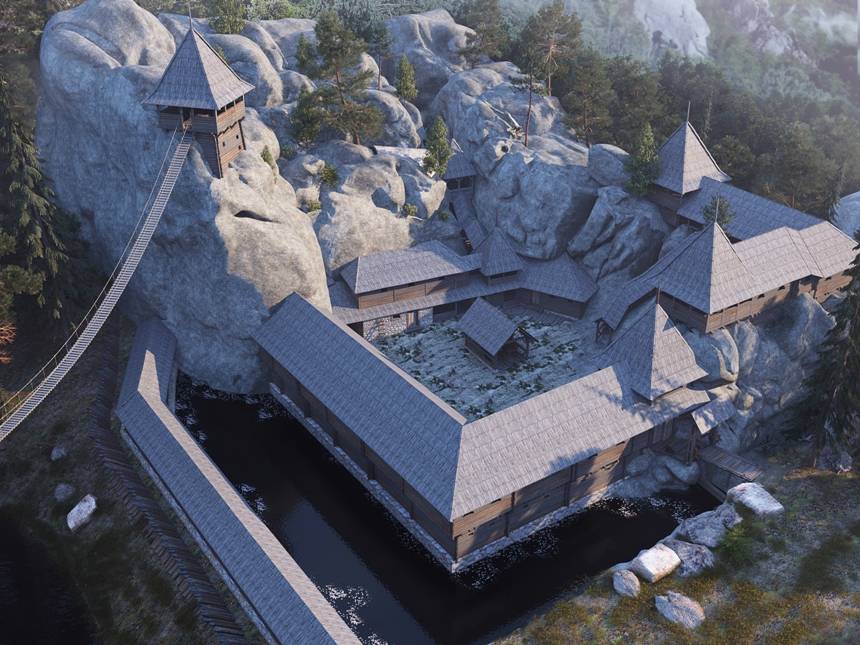 Якими були Скелі Довбуша в час Середньовіччя: 3D візуалізація