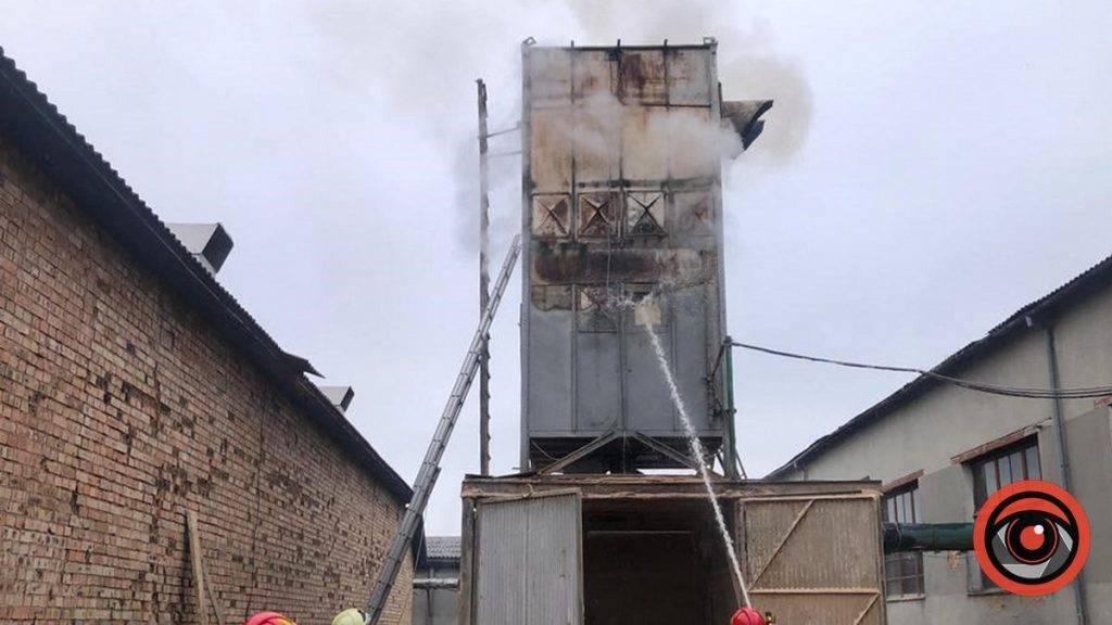 В Коломиї на заводі “Сільмаш” виникла пожежа. ФОТО