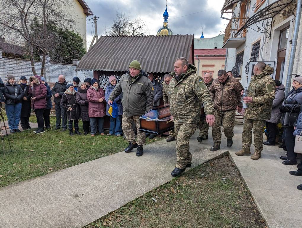 У Болехові поховали захисника Євгена Бодлака