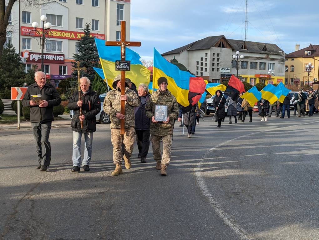 У Болехові поховали захисника Євгена Бодлака