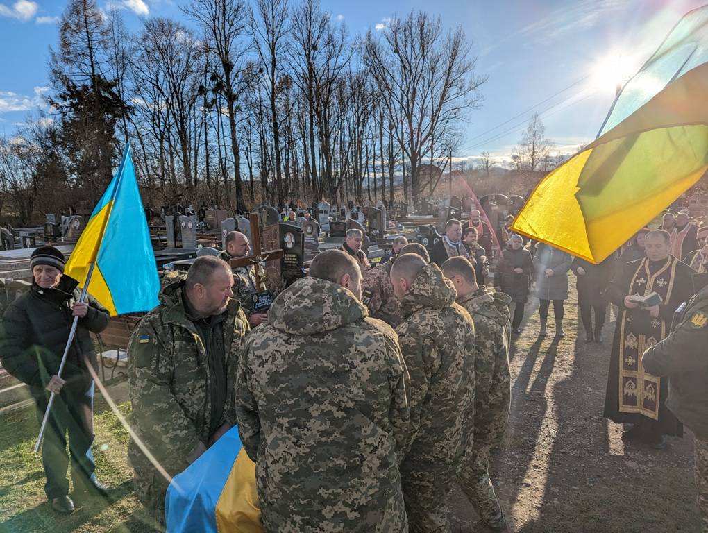 У Болехові поховали захисника Євгена Бодлака