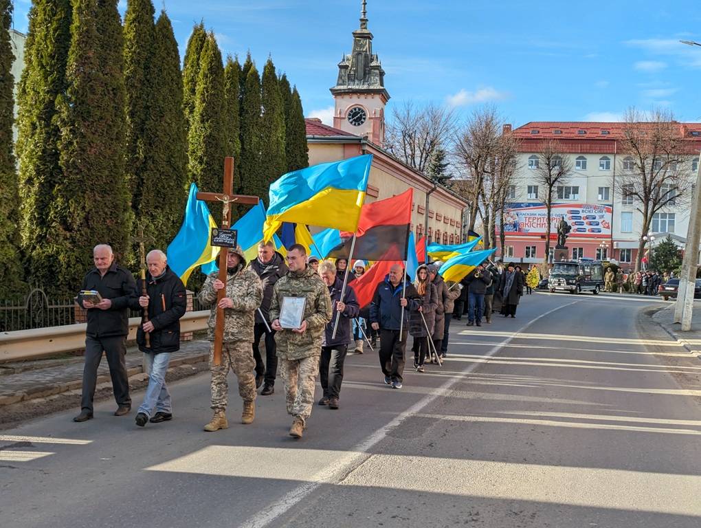 У Болехові поховали захисника Євгена Бодлака