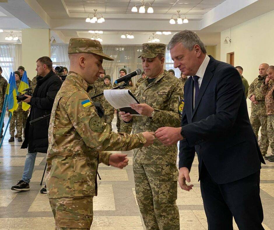 Випускники кафедри військової підготовки ПНУ стали молодшими офіцерами