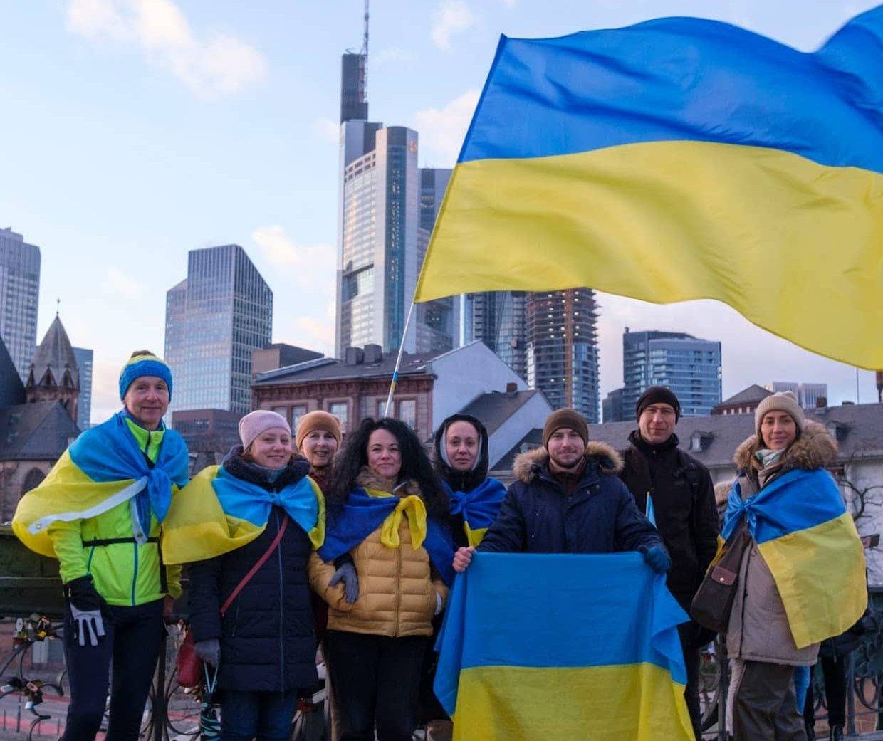 Прикарпатський бігун до Дня Соборності України організував забіг у Франкфурті