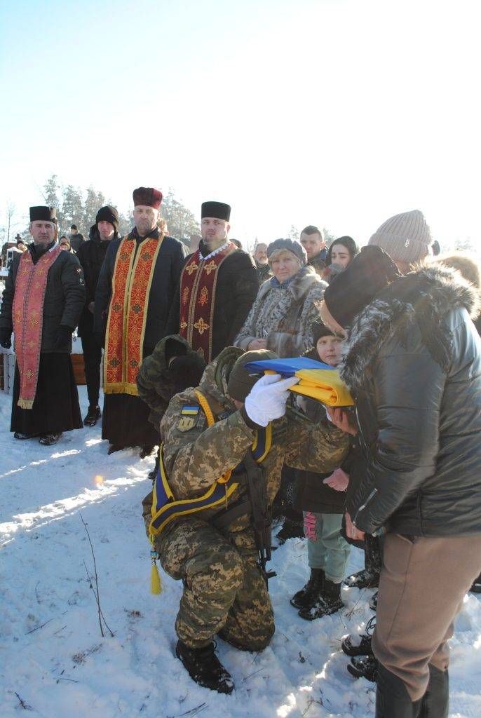 На Франківщині провели в останню земну дорогу загиблого Героя Багрія Андрія