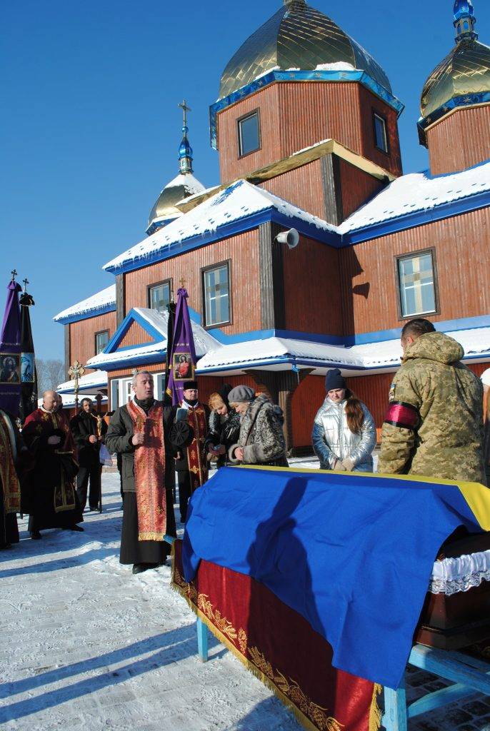 На Франківщині провели в останню земну дорогу загиблого Героя Багрія Андрія