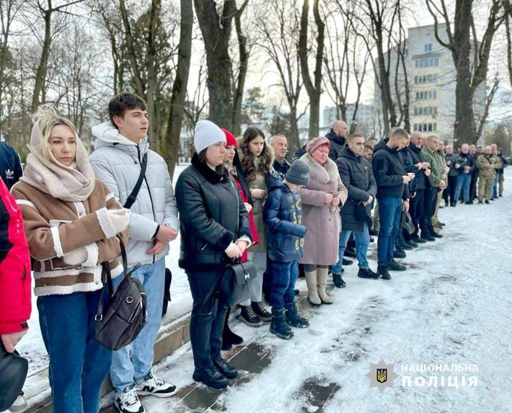 У Франківську спецпризначенці поліції вшанували пам'ять про загиблих побратимів