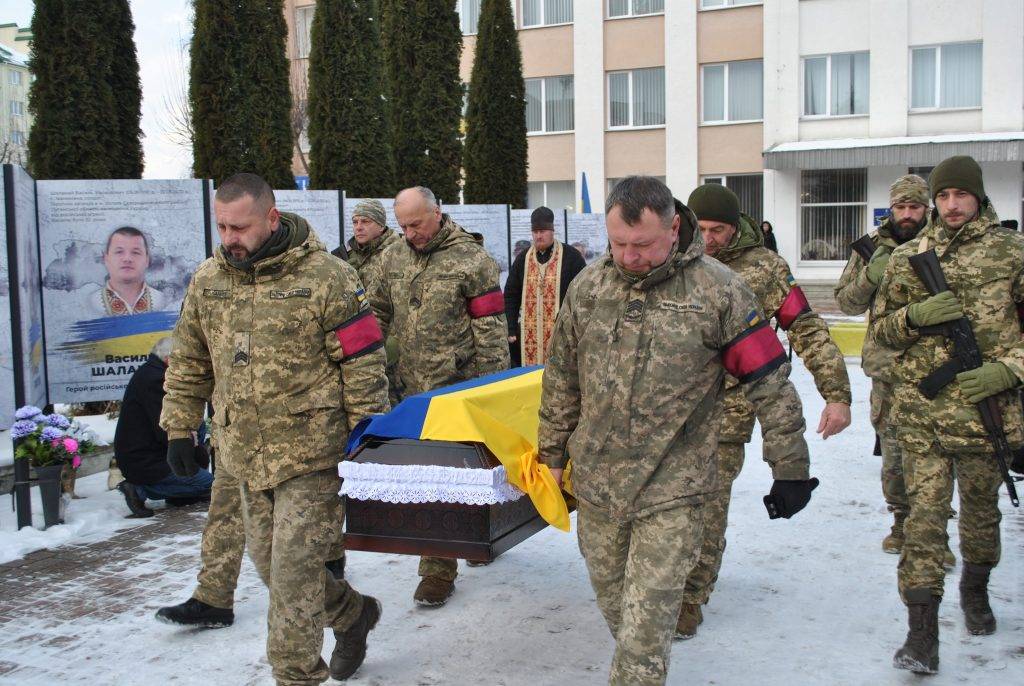 На Богородчанщині зустріли полеглого захисника Романа Лаврука