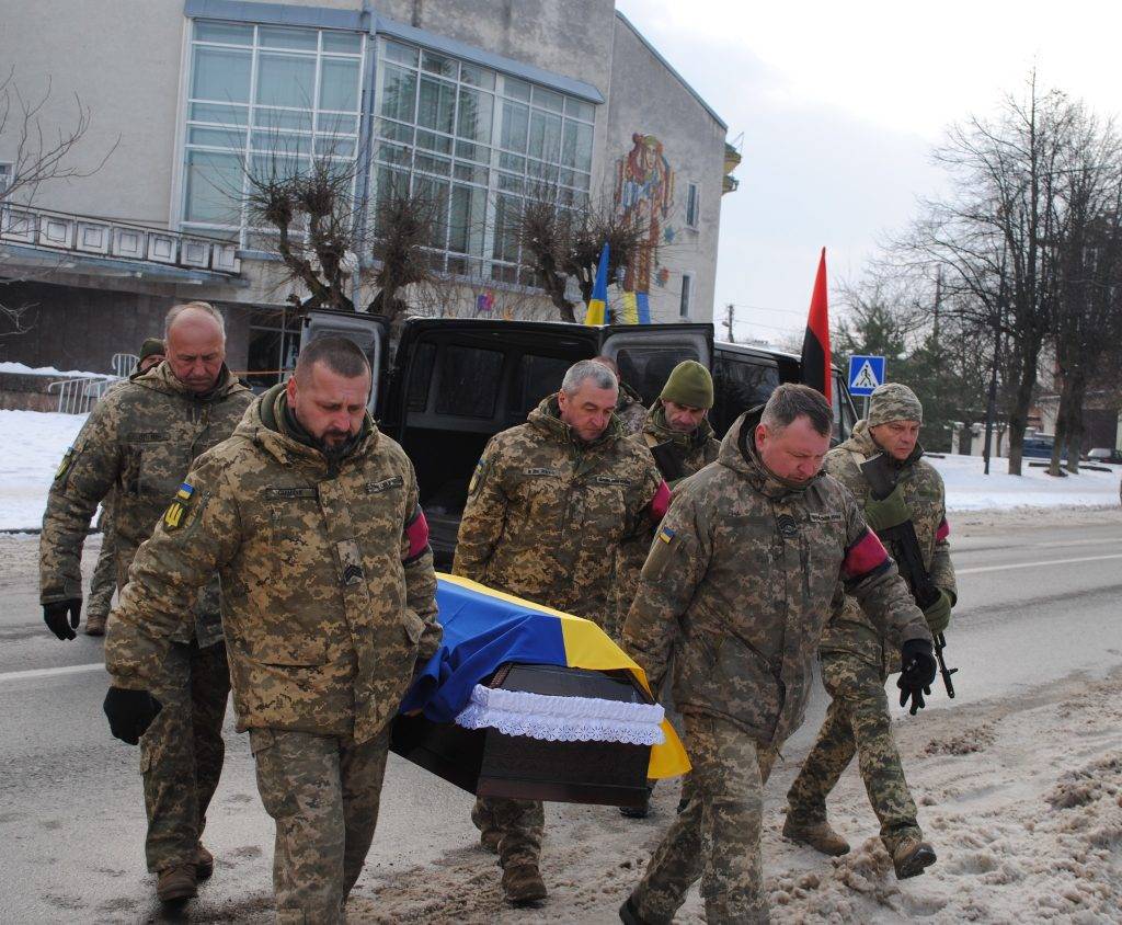 На Богородчанщині зустріли полеглого захисника Романа Лаврука