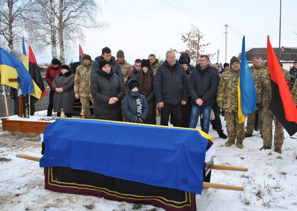 На Богородчанщині поховали захисника Романа Лаврука