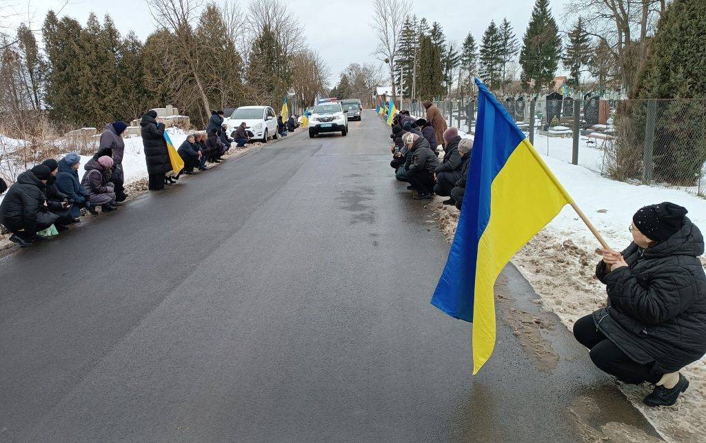 У Франківській громаді в останню земну путь провели Героя Володимира Пилипіва