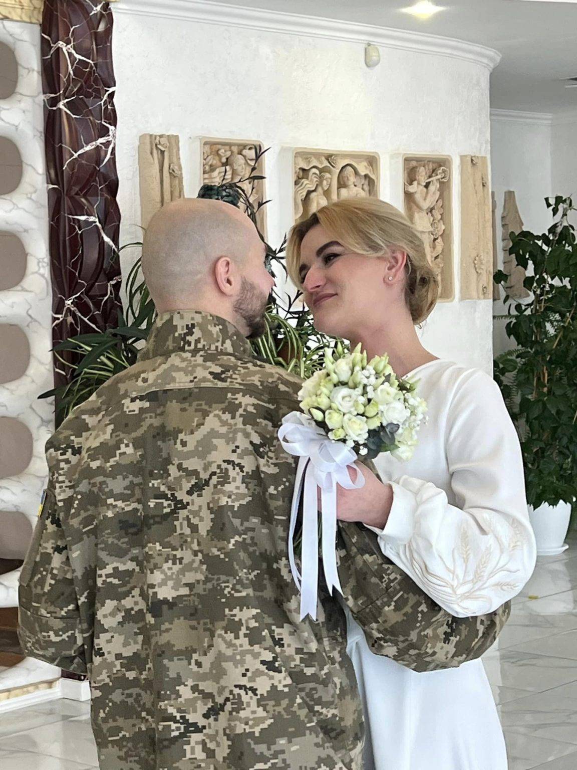 У Калуші в День святого Валентина одружився захисник України