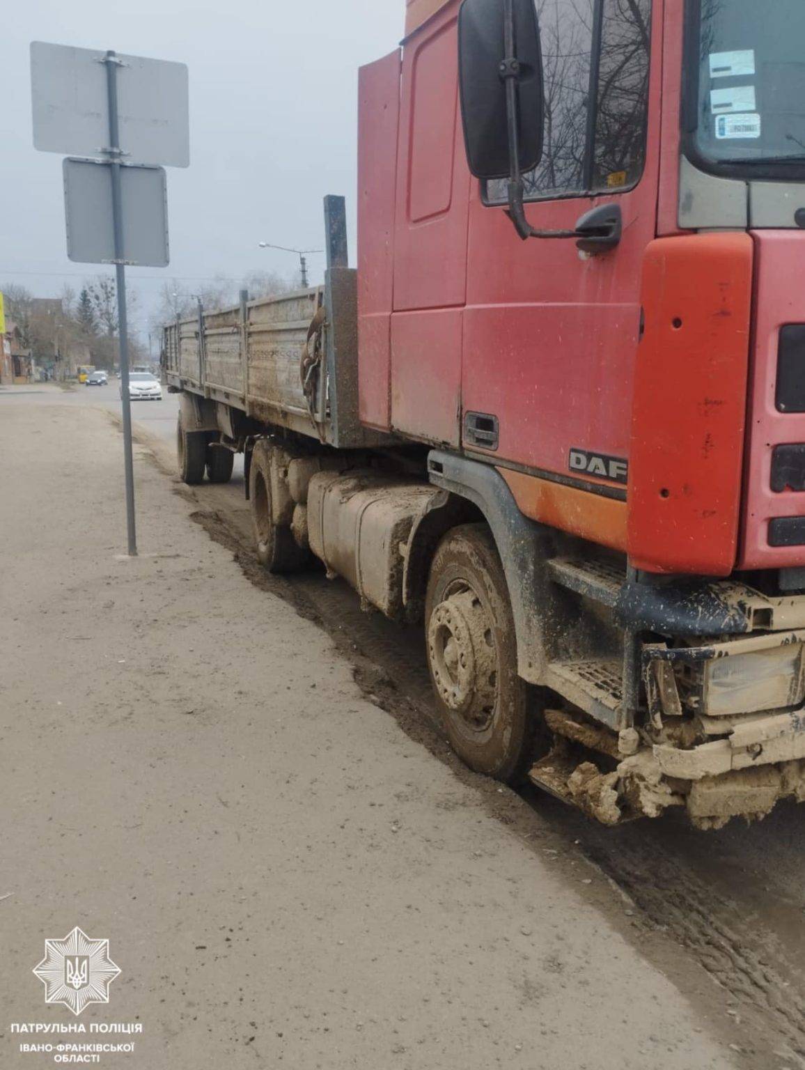 Франківські патрульні затримали п’яного водія вантажівки