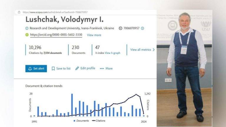 Професор ПНУ має один з найвищих наукометричних показників серед українських науковців