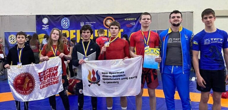 Франківські спортсмени завоювали 8 золотих медалей на чемпіонаті України з грепплінгу