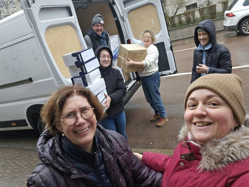 Польські благодійники привезли в Калуш гуманітарну допомогу