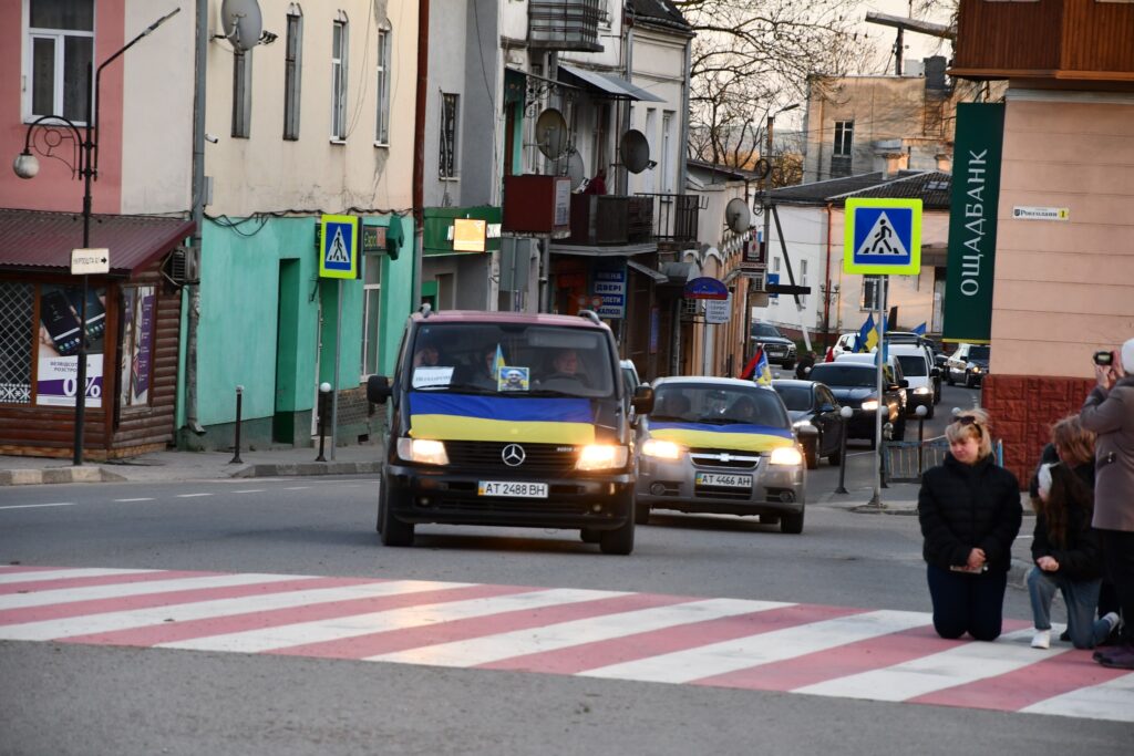на Івано-Франківщині зустріли полеглого воїна,Петро Сас,Рогатинська громада
