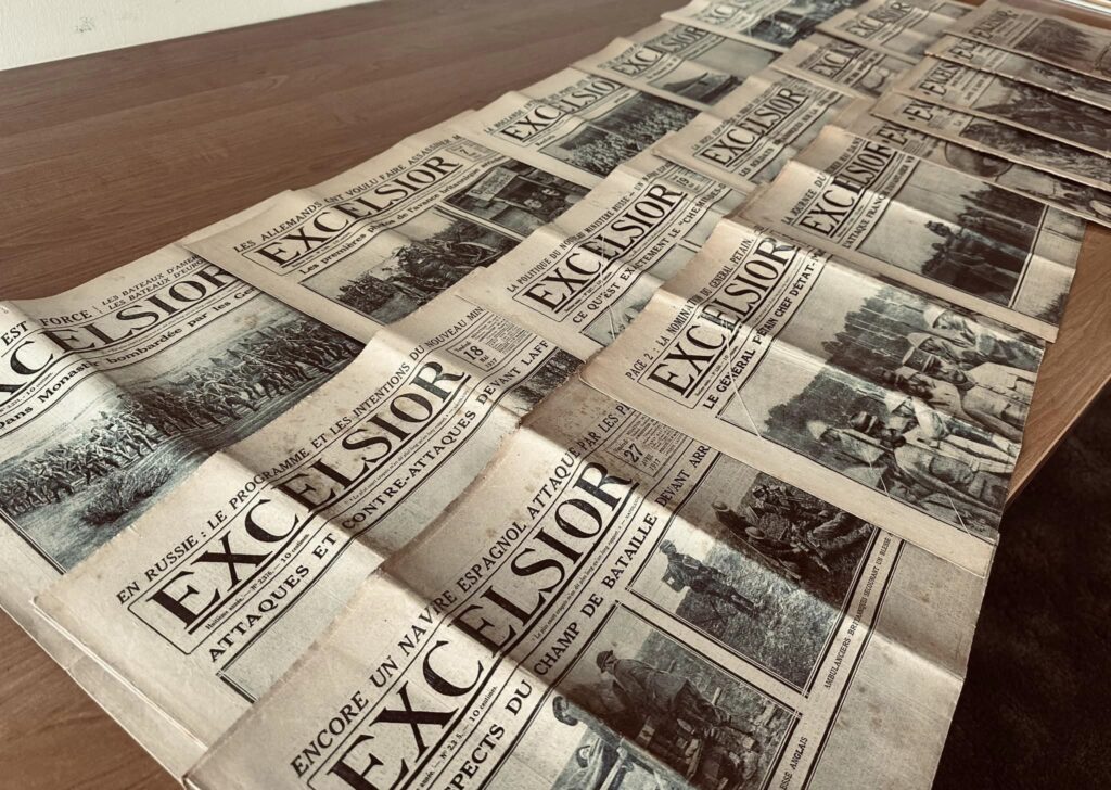 Обласний архів поповнився французькими газетами з фото та картами Станиславова 1916-1917 років