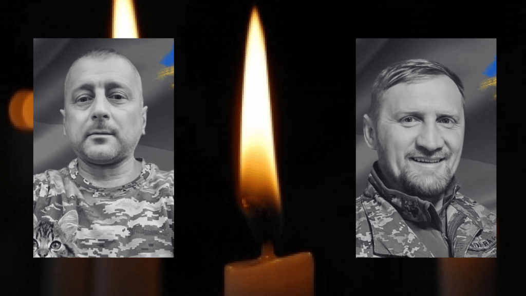 Мешканців Калущини просять гідно зустріти полеглих Героїв Юрія Олексюка та Василя Олійника