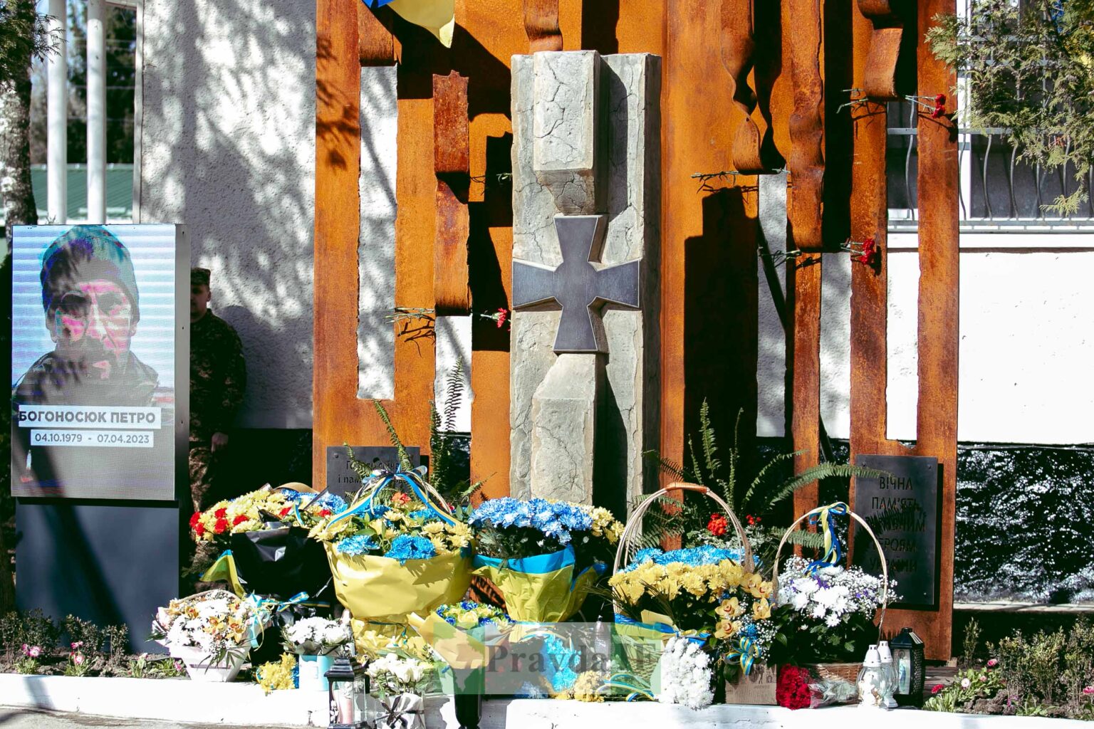 Десята річниця НГУ,відкрили стеллу пам'яті полеглим нацгвардійцям,50 полку НГУ ім. Семена Височана.