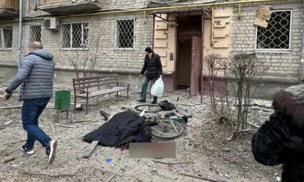 ударив по житловому масиву в Харкові,постраждали щонайменше 19 людей,мер міста Ігор Терехов,голова Харківської ОДА Олег Синєгубов