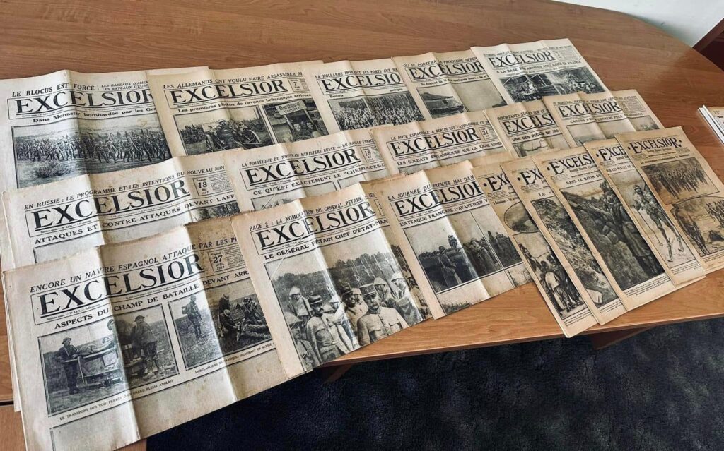 оцифрують важливу французьку періодику,Державному архіві Прикарпаття,Світлану Онищук,18 номерів французької газети періоду Першої світової війни “Ексельсіор”
