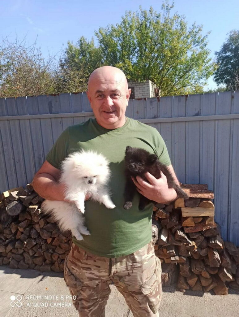 Як донька військового прикарпатської "десятки" Олена Пилипів прилаштувала цуциків з фронту