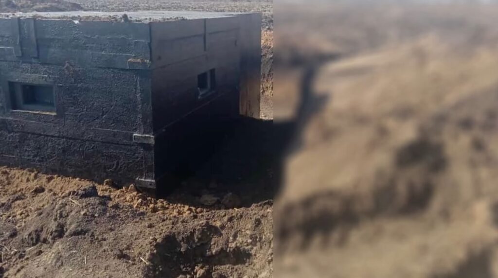 Добровольці з Прикарпаття будують оборонні споруди на Донеччи