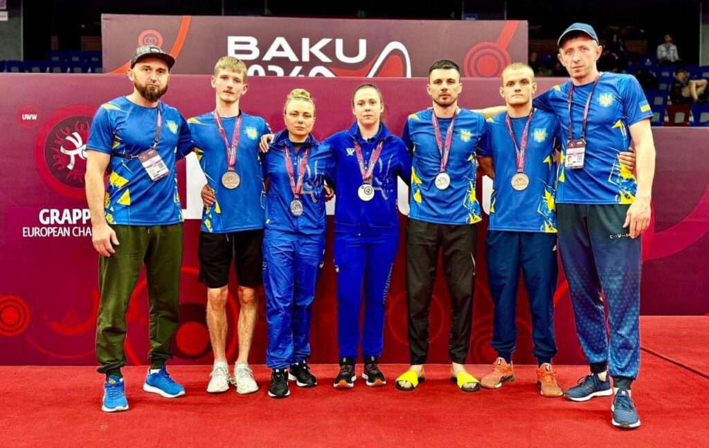 Українські спортсмени вибороли 50 медалей на чемпіонаті Європи з грепплінгу у Баку