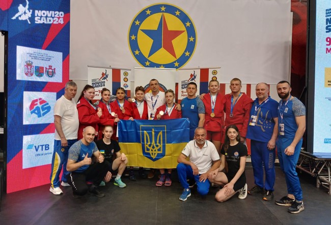 Прикарпатські спортсмени здобули шість медалей чемпіонату Європи з самбо