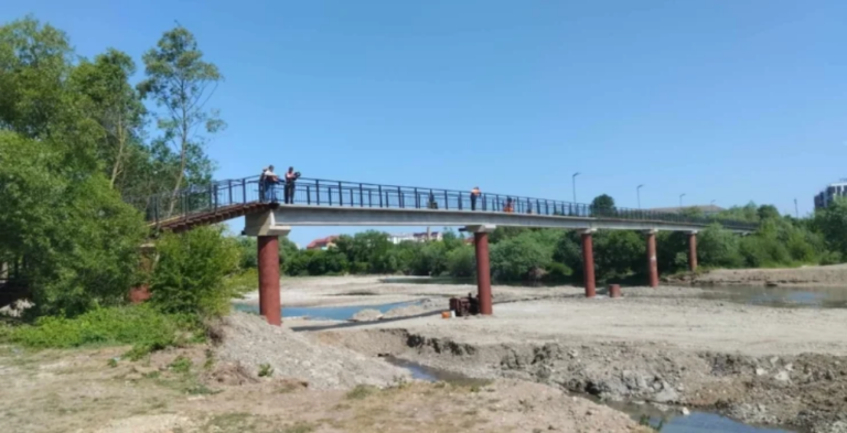 Марцінків заявив, що місто не витрачало коштів на пішохідний міст