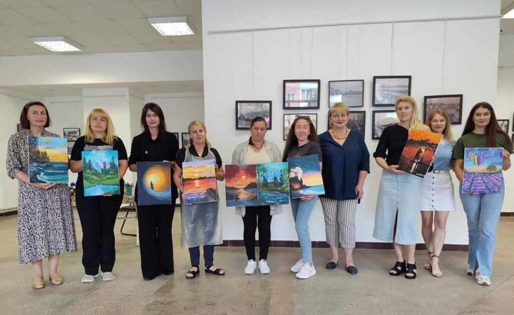 Малюю серцем ,відбувся третій етап проєкту,за участю дружин Героїв