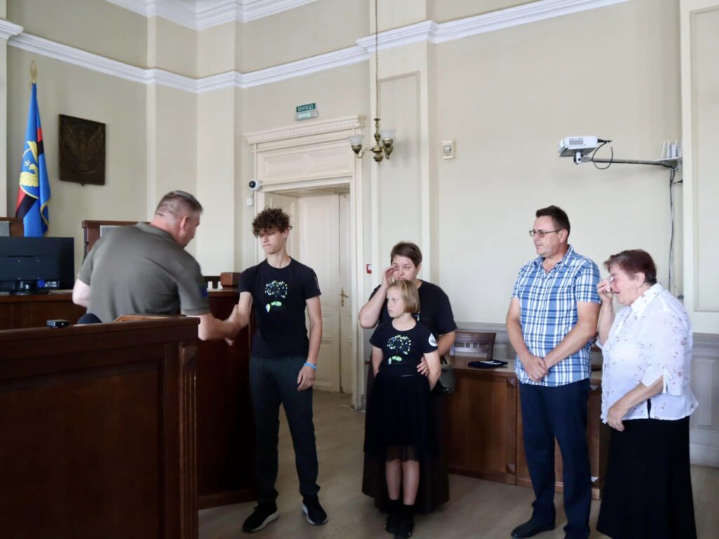 Родині загиблого Ярослава Міляра з Франківщини передали орден "За мужність"