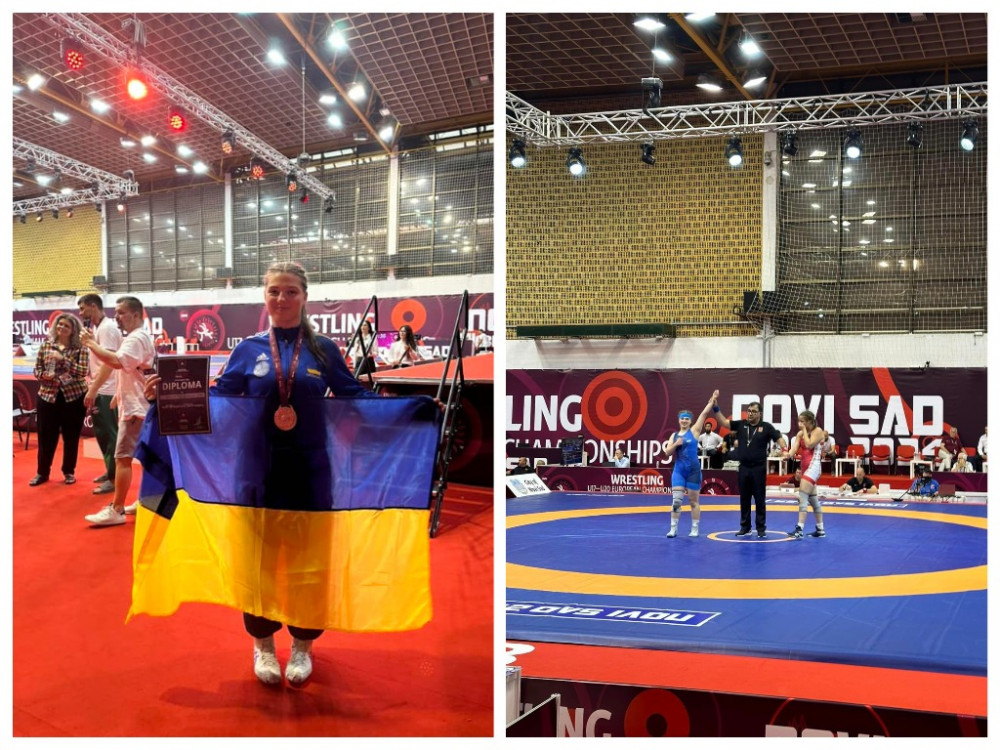 Прикарпатка Христина Демчук здобула бронзу на чемпіонаті Європи з боротьби