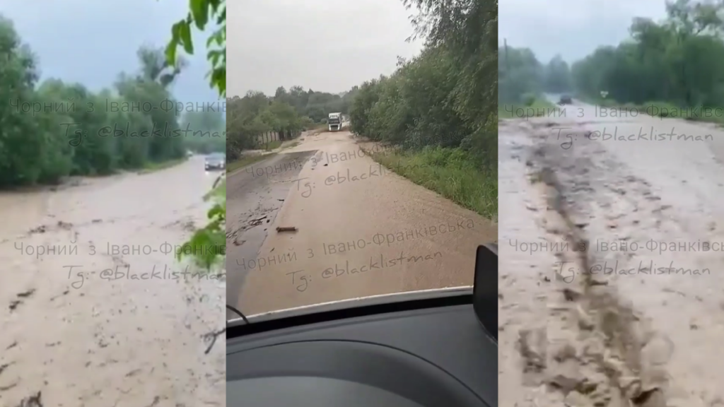 Внаслідок рясного дощу села на Прикарпатті пішли під воду