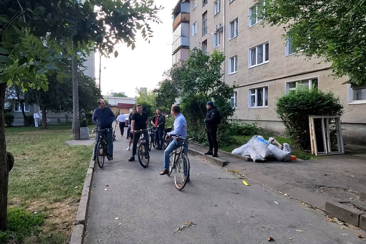 Марцінків провів ранкову велоінспекцію містом