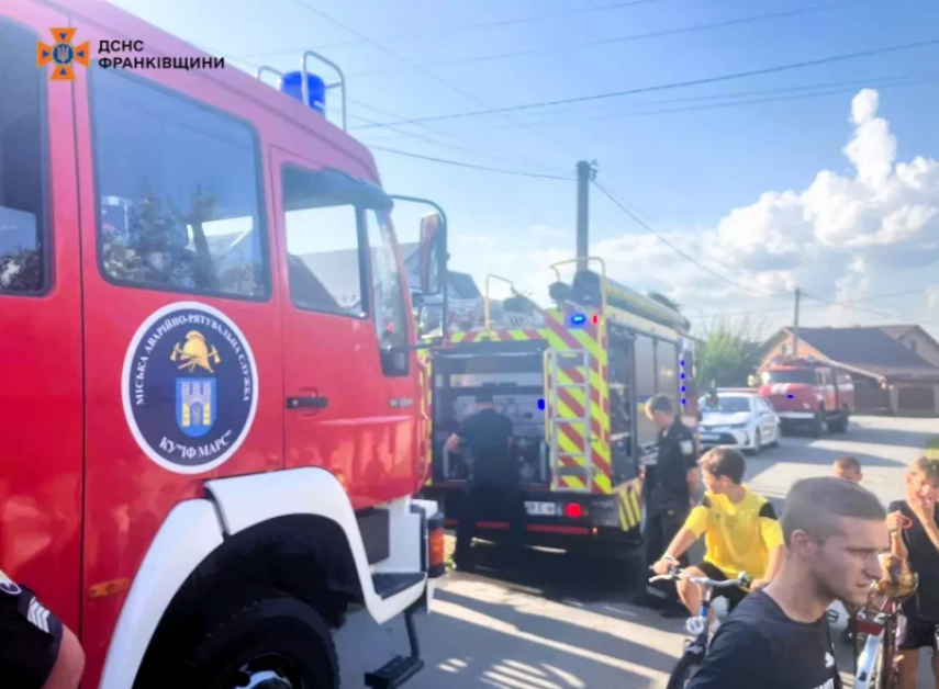 У Франківській громаді горів житловий будинок