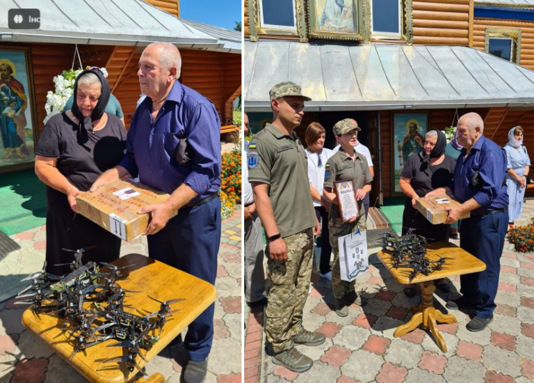 На Снятинщині батьки полеглого воїна придбали 6 дронів для ЗСУ