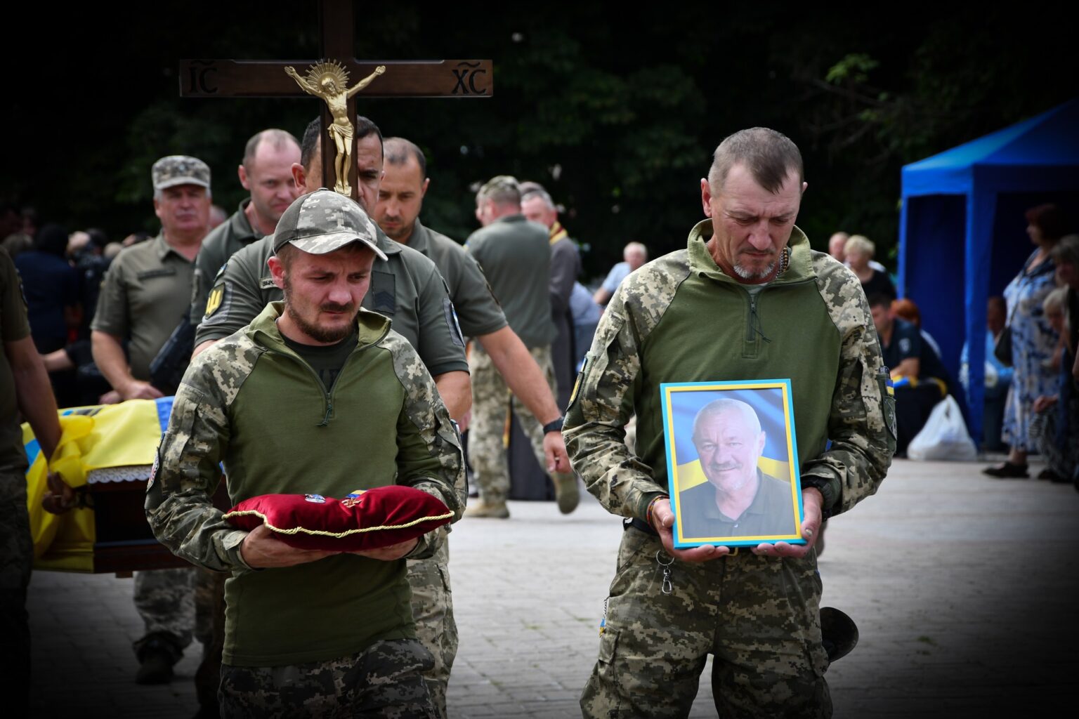 Михайла Кушніра,зустріла на щиті тіло загиблого захисника,Рогатинська громада