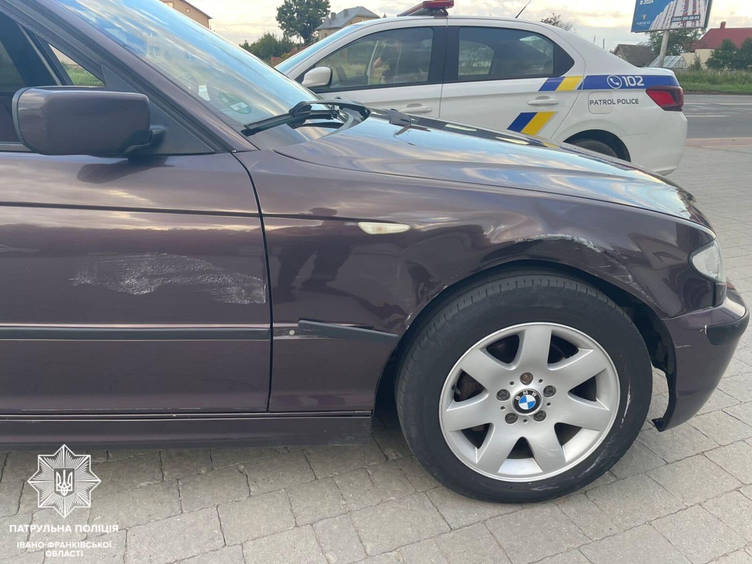 Поліція Франківщини виявила водія,на підпитку спричнив ДТП та зник з місця пригоди