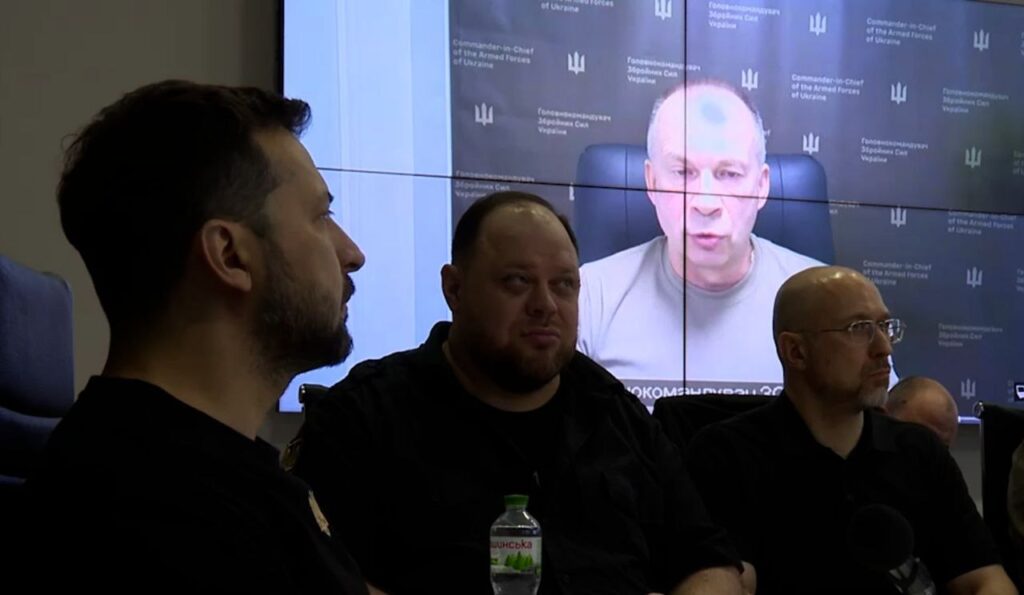 Під нашим контролем знаходиться близько 1000 кв км,Олександр Сирський,Володимир Зеленський,Курська область