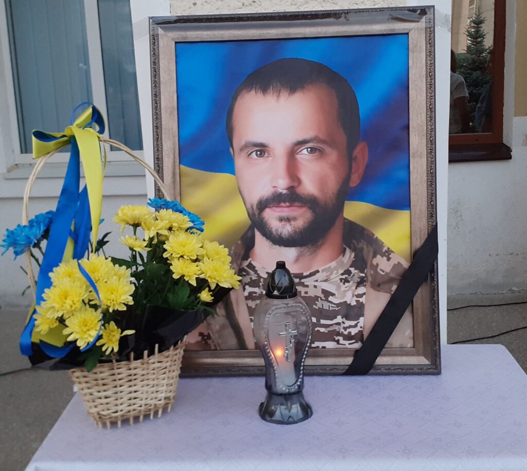 віддали шану полеглому воїну Олегу Гудиму,Брошнів-Осадська ТГ