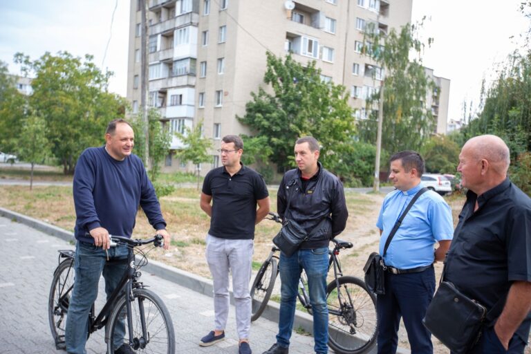 Марцінків провів ранкову велоінспекцію містом