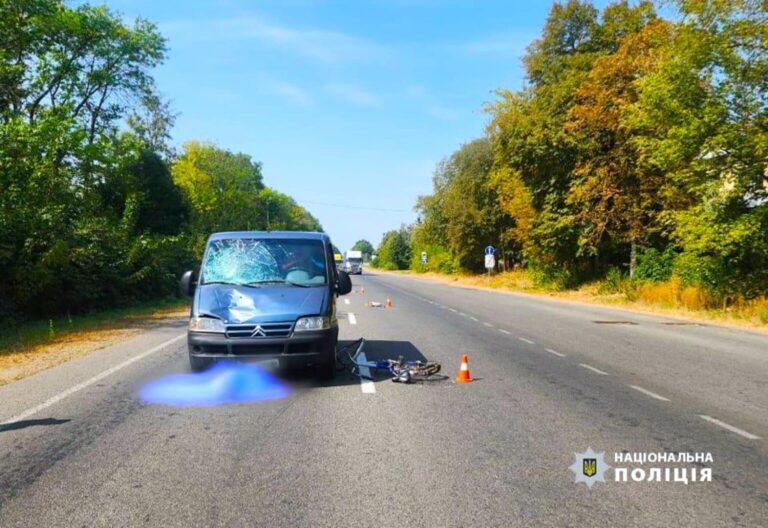 На Коломийщині водійка авто збила велосипедиста, керманич двоколісного загинув на місці