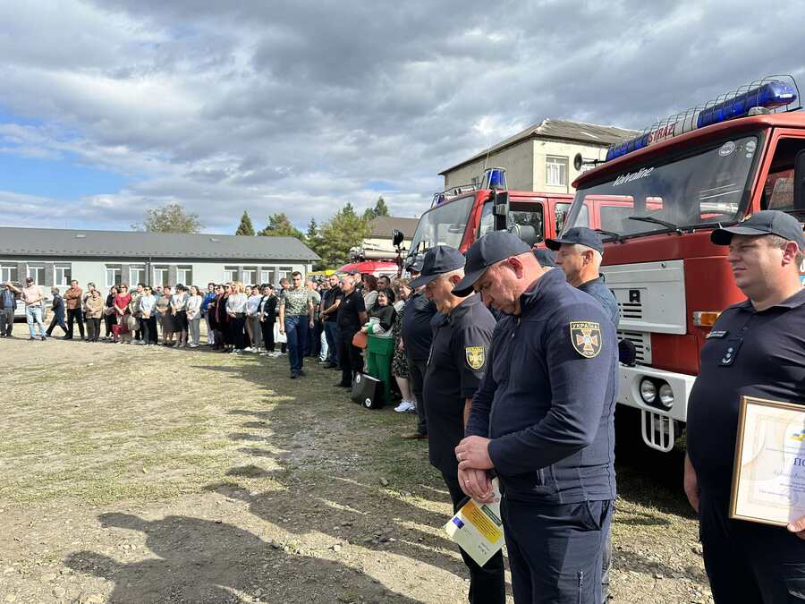 В одній з Івано-Франківських громад відкрили добровільну пожежну команду