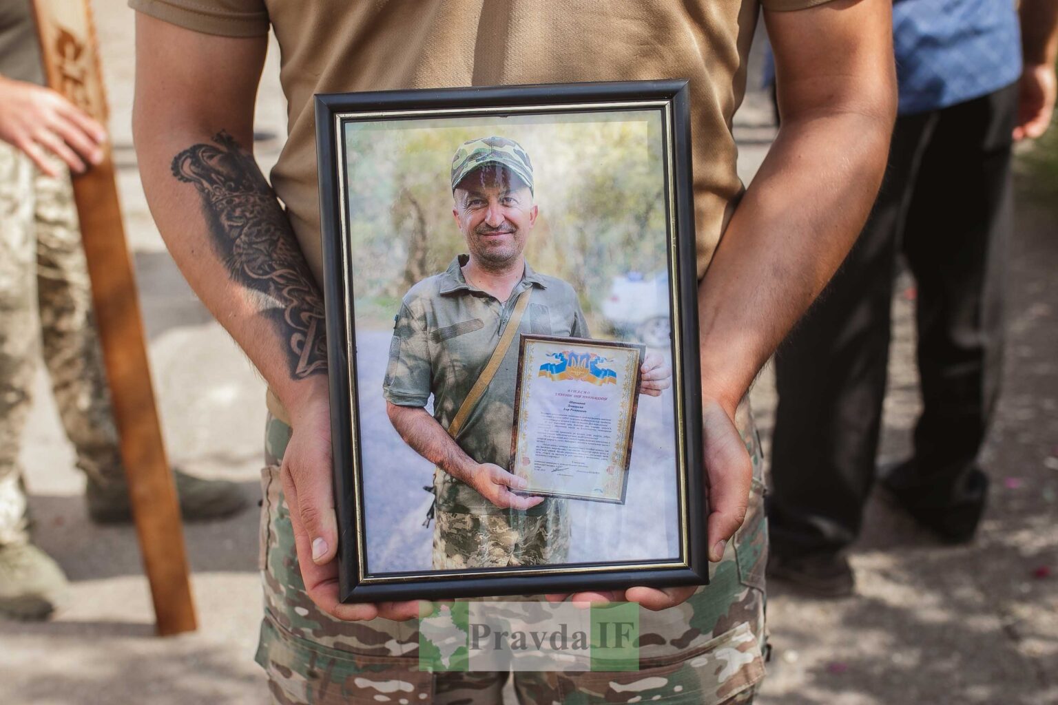 В Городенці поховали полеглого героя Ігоря Левицького. ФОТО