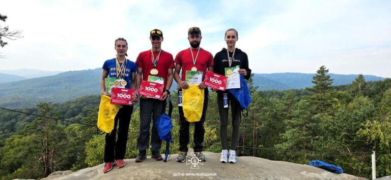 Прикарпатські гірські рятувальники стали абсолютними чемпіонами Чемпіонату України зі спортивного гірського туризму