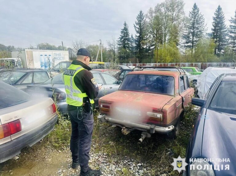 На Прикарпатті затримали нетверезого водія, який вкрав автомобіль. ФОТО